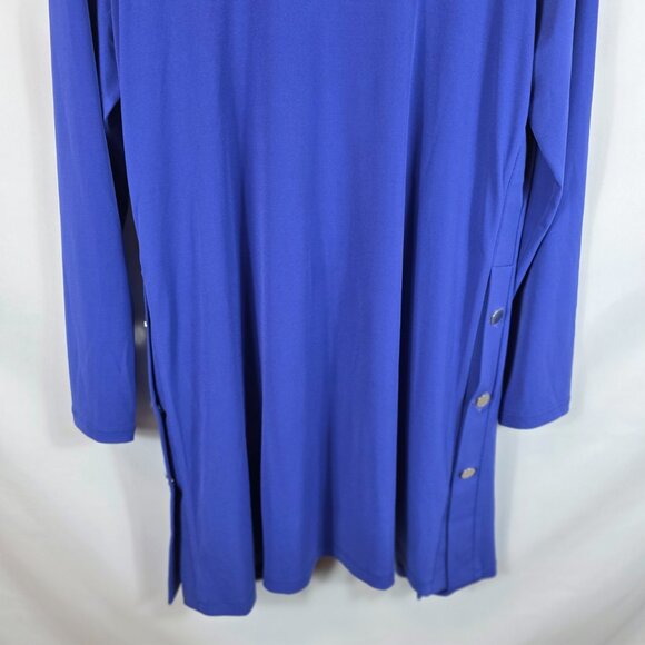Susan Graver Royal Blue Everyday Knit Cardigan Sweater Women's Size Small - Picture 8 of 12